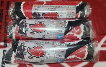 NARUTO 나루토 돌풍전 아카츠키 러그 매트 3개 세트