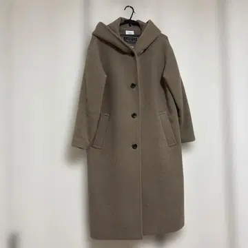 오늘 한정 가격 LOWRYS FARM 후드 부착 롱 코트 베이지