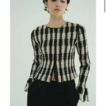 SHIRRING DESIGN BLOUSE size1