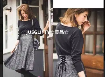 [ 새상품급 ] 저스길리티 원피스 긴팔 트위드