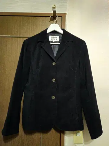 스웨이드 테일러드 자켓