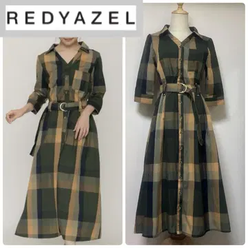 REDYAZEL 레이디 아젤 레트로 체크 원피스