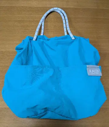 칼디 2025 오리지널 로프 핸들 백 블루