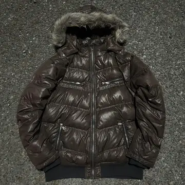 00s archive 퍼 자켓 grunge opium y2k