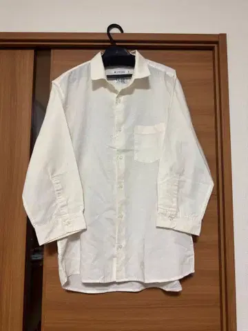 남성용 상의 블라우스 GLOBAL WORK 화이트 셔츠 M 사이즈
