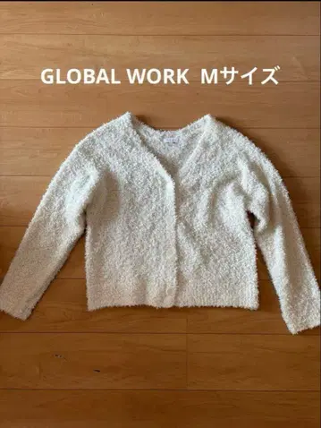 GLOBAL WORK 아이보리 M 사이즈 가디건