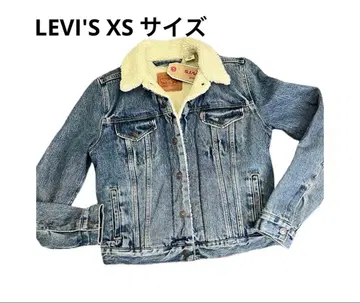 Levi's 보아 옷깃 데님 자켓 Xs 사이즈