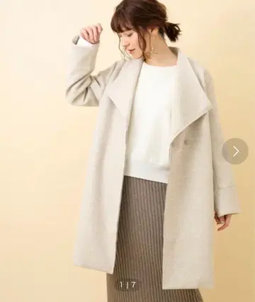 베이지 코트 여성용 FREE 사이즈