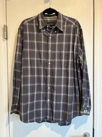 에디 바우어 Eddie Bauer 긴팔 오버사이즈 체크 셔츠 M