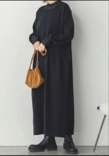 타임세일 최종 가격 금액 돌아갑니다 Mal. 롱 니트 원피스