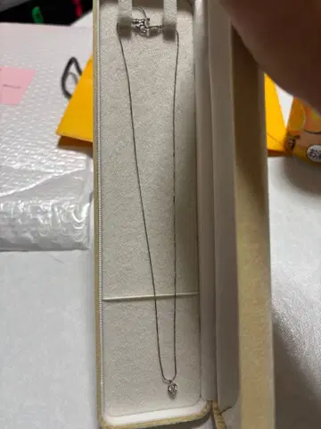 Milluflora 실버 펜던트 목걸이 약 40cm