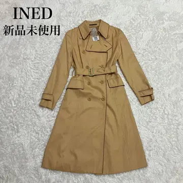 미사용 새상품 INED 이네드 트렌치코트 롱 코트