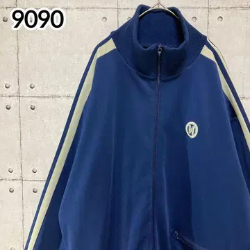 [ 즉시 품절 모델 ] 9090 트랙 자켓 N 로고 자수 네이비 XL