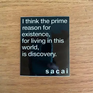sacai 스티커 씰