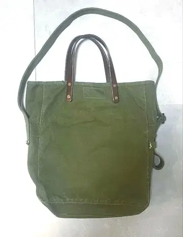 Room No.6 밀리터리 토트 숄더 백 빈티지