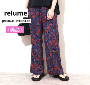 [ 인기 ] 저널 스탠다드 리룸 아프리칸 플라워 프린트 팬츠 새상품급