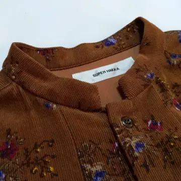 SUPER HAKKA 꽃무늬 코듀로이 원피스