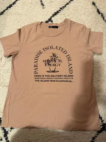 Plage 베이지 프린트 T셔츠