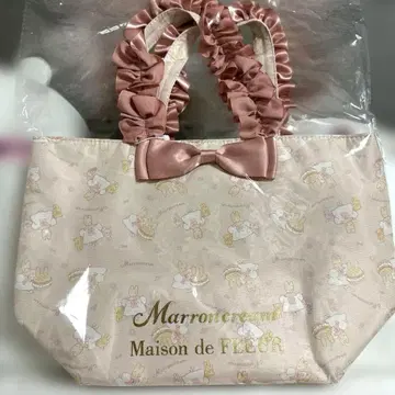 Maison de FLEUR 토트백 마롱 크림