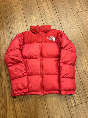 THE NORTH FACE 레드 다운 자켓