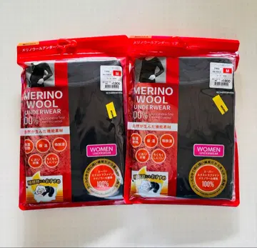 [ 2개 세트 ] 워크맨 여성용 메리노울 100 긴팔 크루넥 M 사이즈