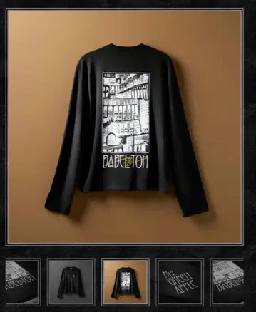 미세스 바벨탑 롱 슬리브 T셔츠 L