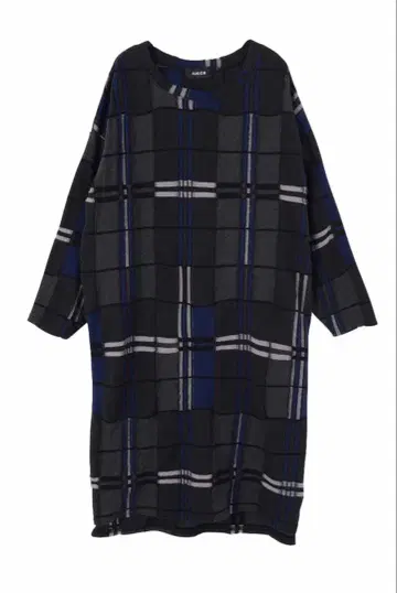 zucca 체크 무늬 긴팔 원피스