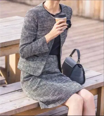 그린 라벨 릴랙싱 노카라 자켓 36