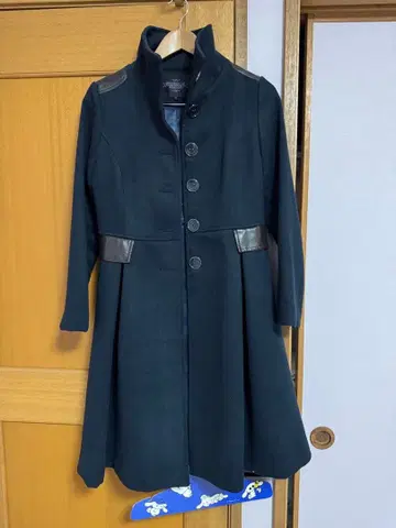 롱 코트 네이비