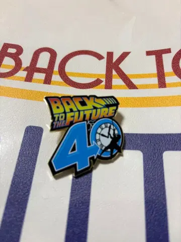 백투더퓨처 핀 배지 시크릿 40주년