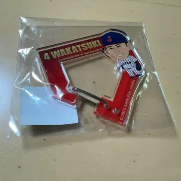 사무라이 재팬 가챠 아크릴 카라비너 와카츠키 켄야 오릭스 버팔로즈