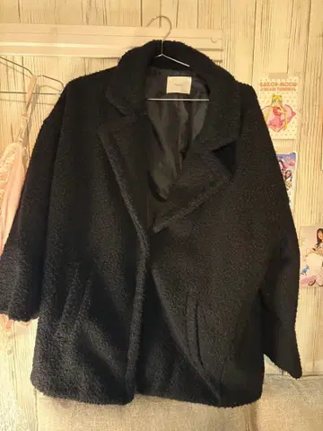 [ hinari ] 보아 자켓 블랙