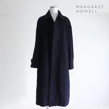 [ 구 택 ] Margaret Howell 울 스텐카라 코트 네이비