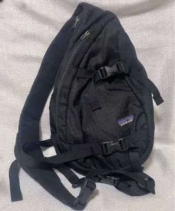 파타고니아 아톰 슬링 구형 블랙 바디백 숄더백