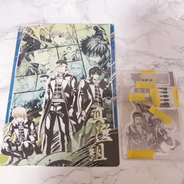 은혼 은혼전 스무살의 모임 진선조 아크릴 스탠드 데스크 패드