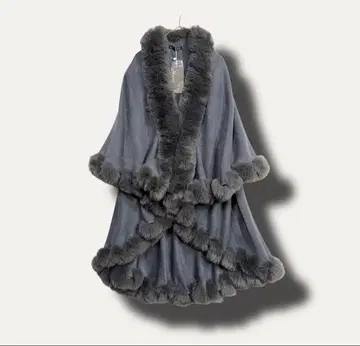 인조 모피 그레이