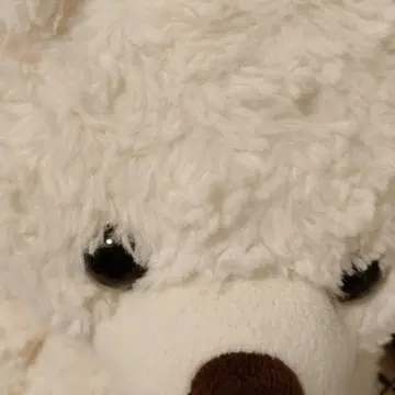 화이트 봉제 인형 본체