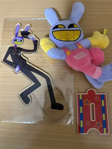 어메이징 디지털 서커스 잭스 아크릴 스탠드 봉제 인형