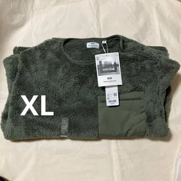 유니클로 EngineeredGarments 플리스 풀오버 올리브 XL