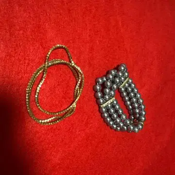 골드 실버 팔찌 세트