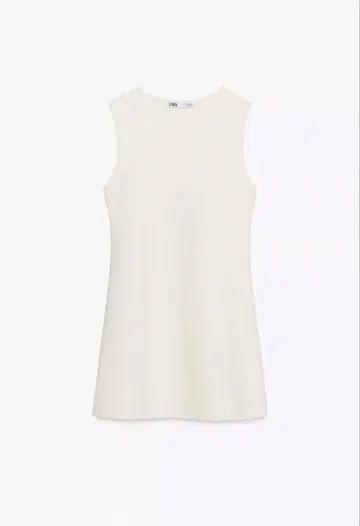 ZARA 플레인 니트 미니 원피스