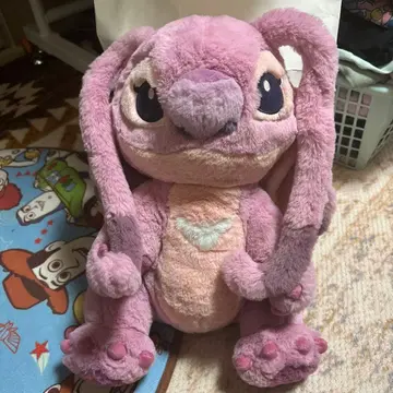 레어 디즈니 스토어 스티치 엔젤 폭신폭신 봉제 인형