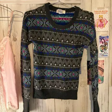 [ 구제 의류 ] 스웨터 y2k 다운타운 걸 한국