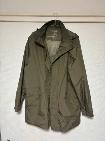 L. L. Bean GORE-TEX 마운틴 후드티 올리브