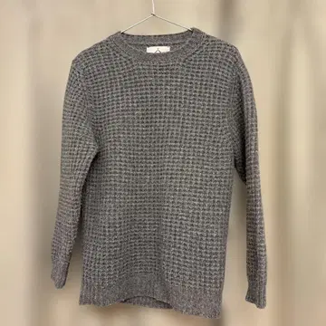 M.V. 그레이 뜨개질 니트 스웨터 S 사이즈