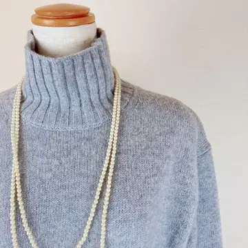 ANAYI 아나이 하이넥 니트 그레이