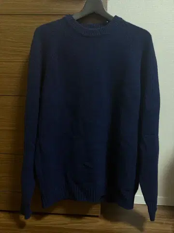 UNITED ARROWS 네이비 캐시미어 100% 스웨터