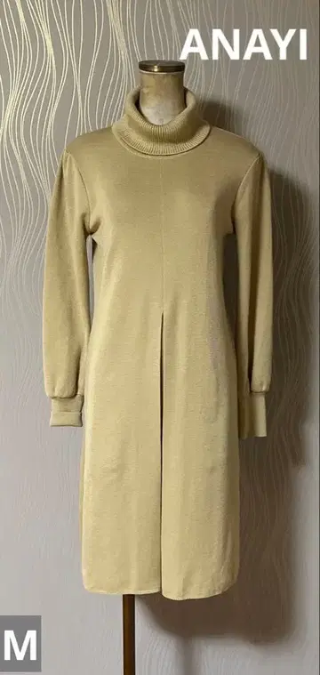 ANAYI 아나이 리브 니트 원피스 터틀