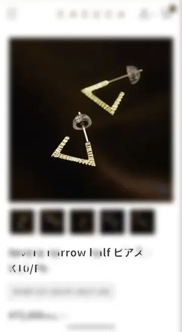 CASUCA toveranarrowhalf 귀걸이