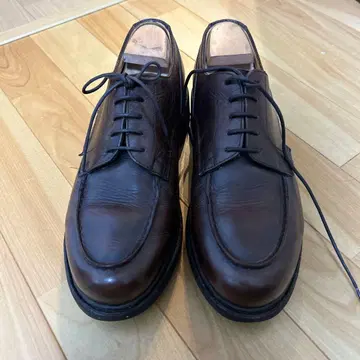 파라부트 7 25.5 샹보드 가죽 U팁 카페